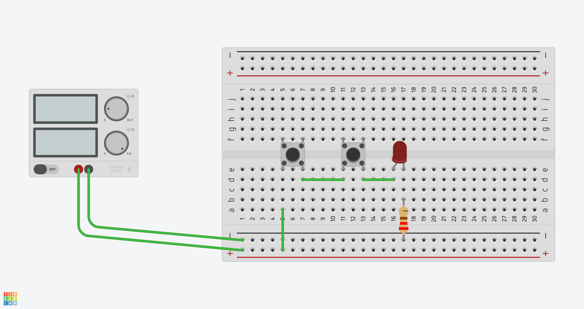 Breadboard layout