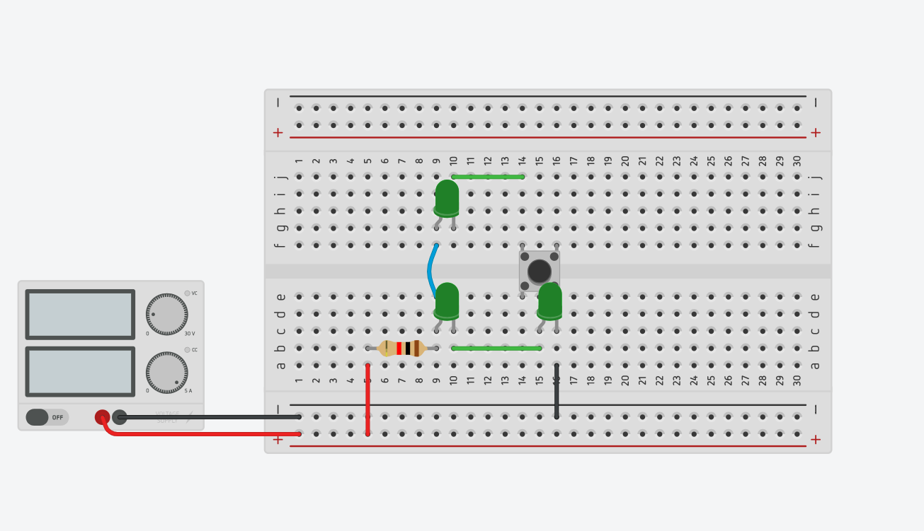 Breadboard for current steering